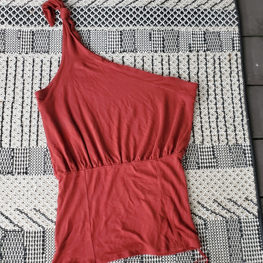 Free People one shoulder top